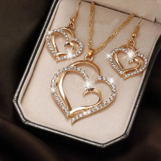 Lovers Choice Heart-Shaped Jewellery Set